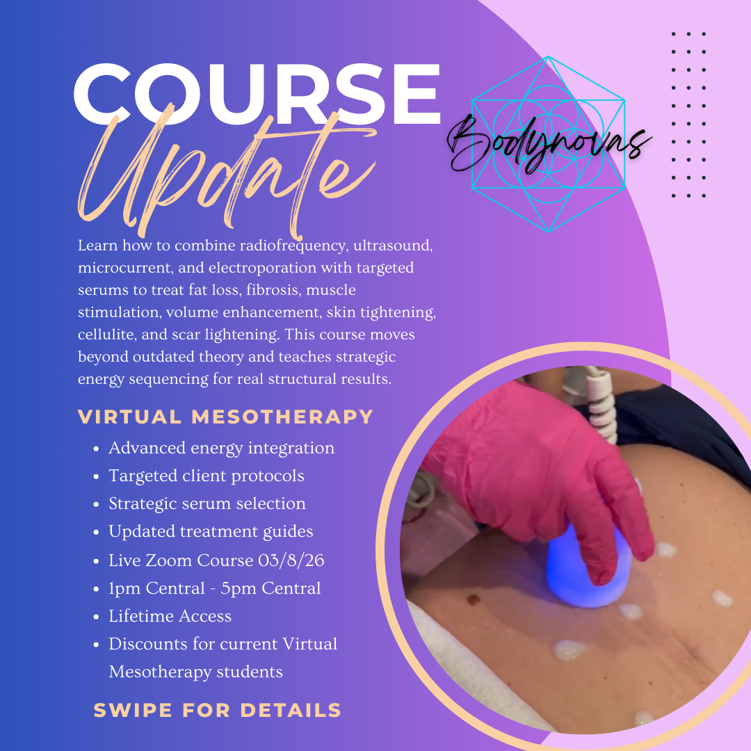LIVE ZOOM VIRTUAL MESOTHERAPY COURSE