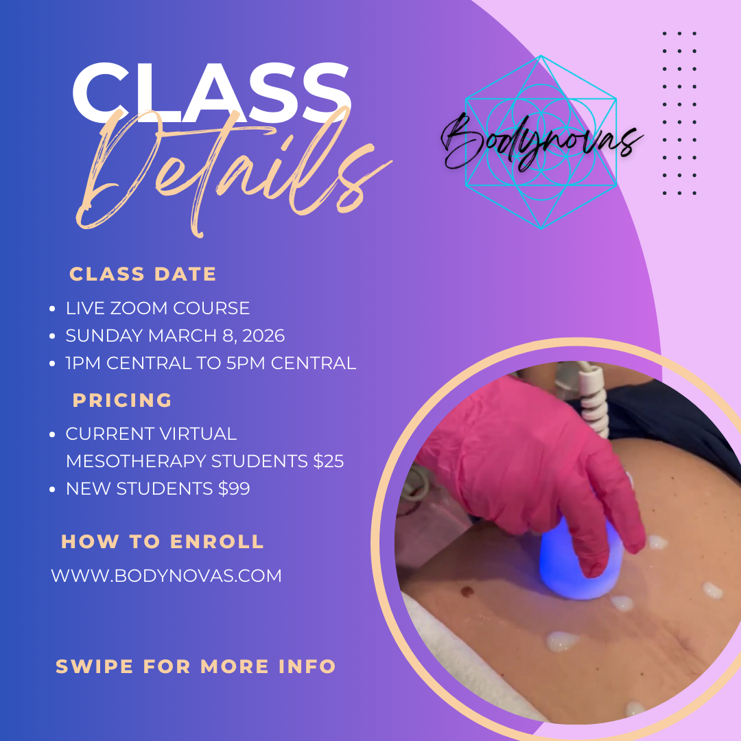 LIVE ZOOM VIRTUAL MESOTHERAPY COURSE
