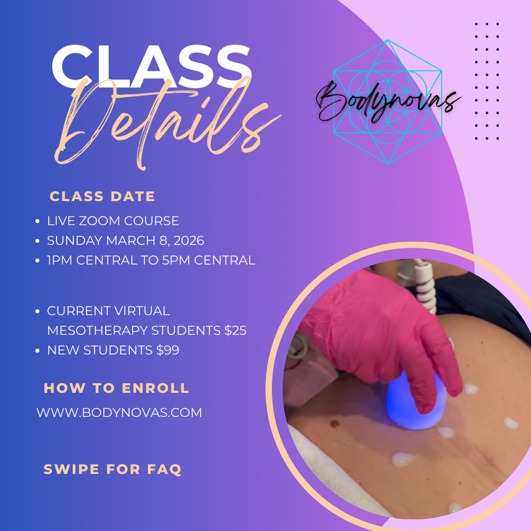 LIVE ZOOM VIRTUAL MESOTHERAPY COURSE