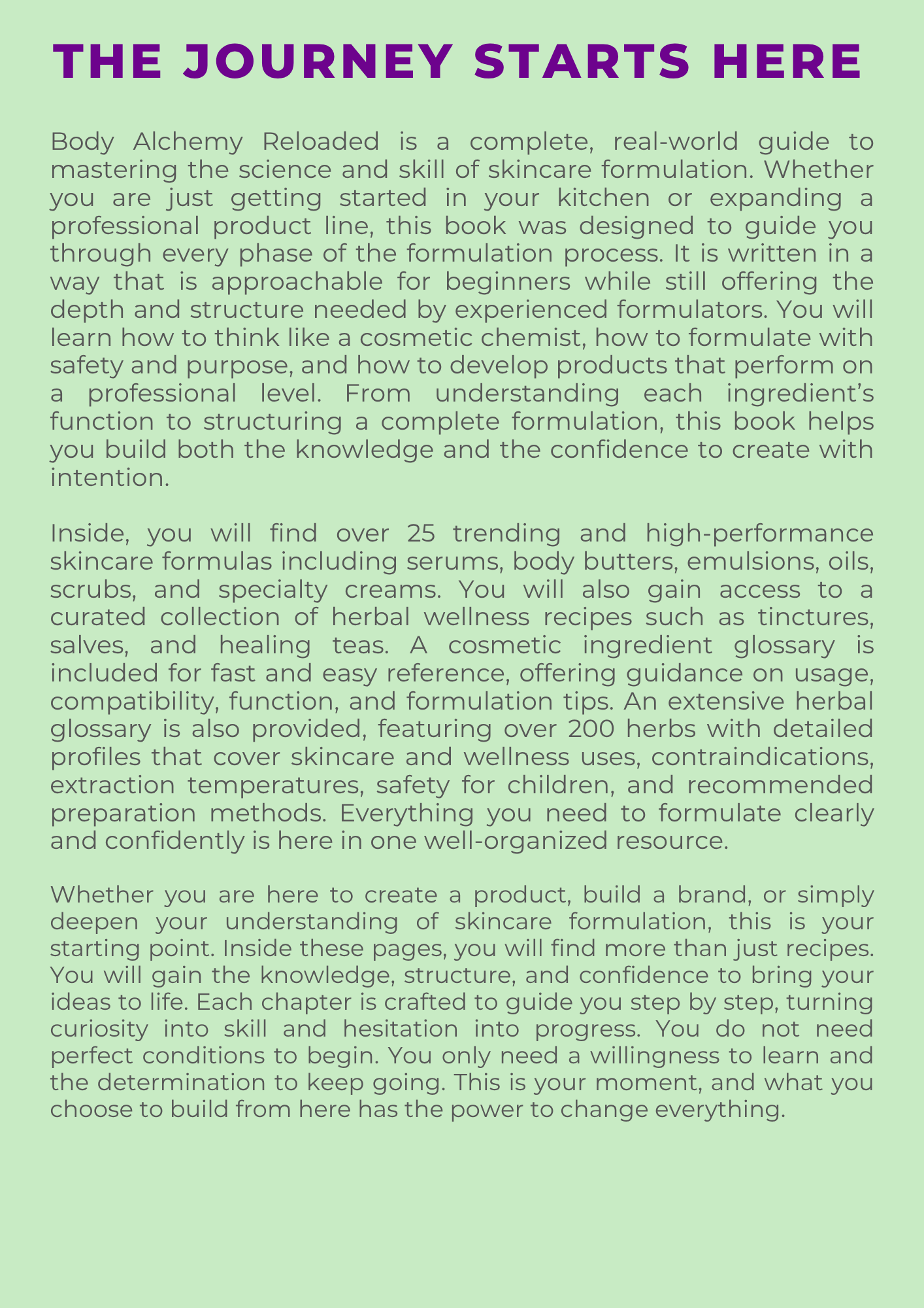 Body Alchemy Reloaded - A Skincare Formulators Guide