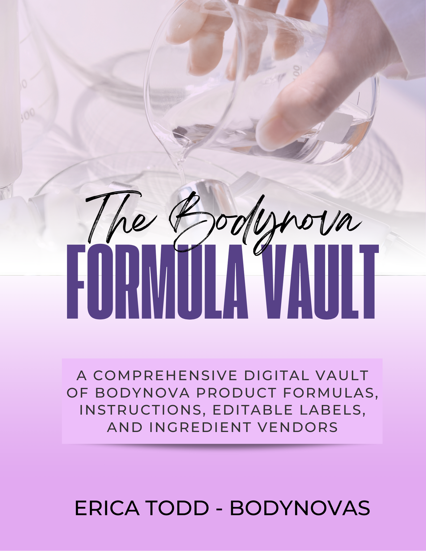 Bodynova Vault:  Formula E Book - Limited Time Availability, Read Description.