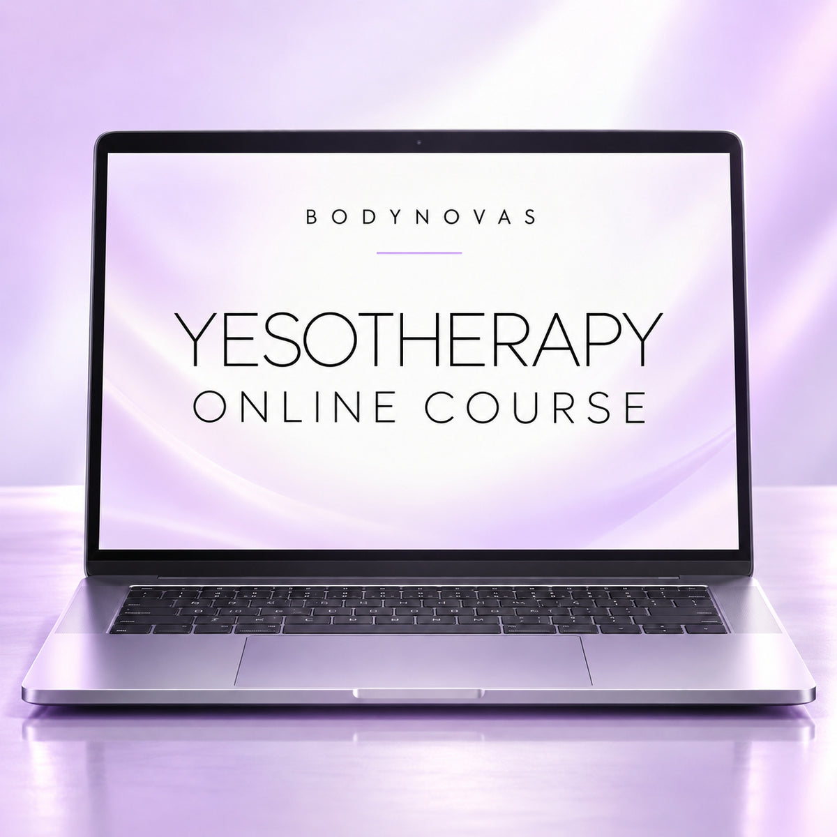 Bodynovas Yesotherapy Online Course laptop-style cover