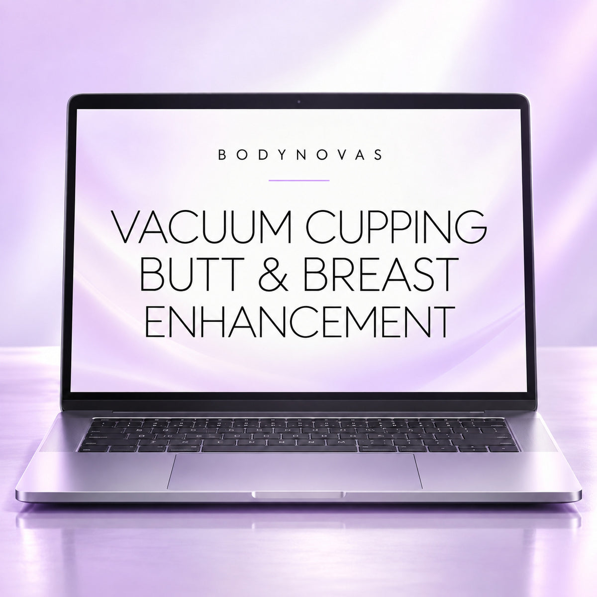 Bodynovas Vacuum Cupping Butt & Breast Enhancement laptop-style cover
