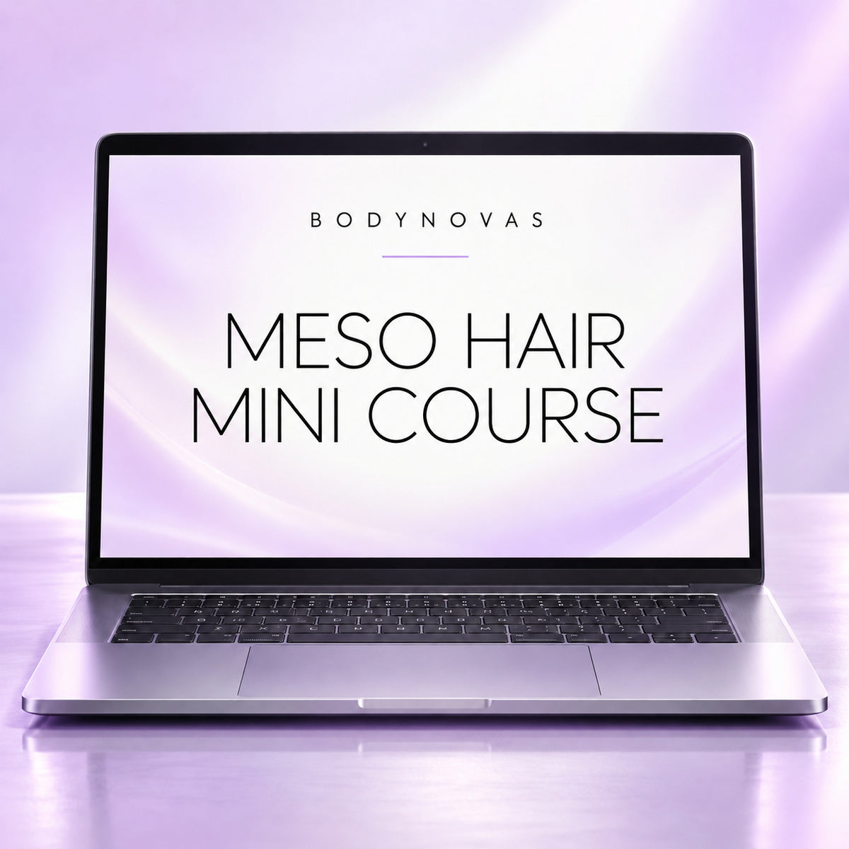 Bodynovas Meso Hair Mini Course laptop-style cover