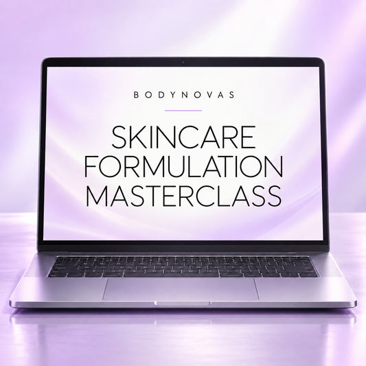 Bodynovas Skincare Formulation Masterclass laptop-style cover