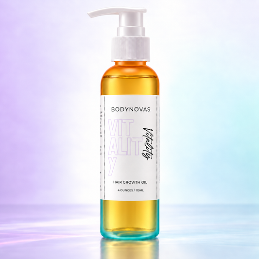 Bodynovas Vitality Hair Growth Oil 4 oz pump bottle